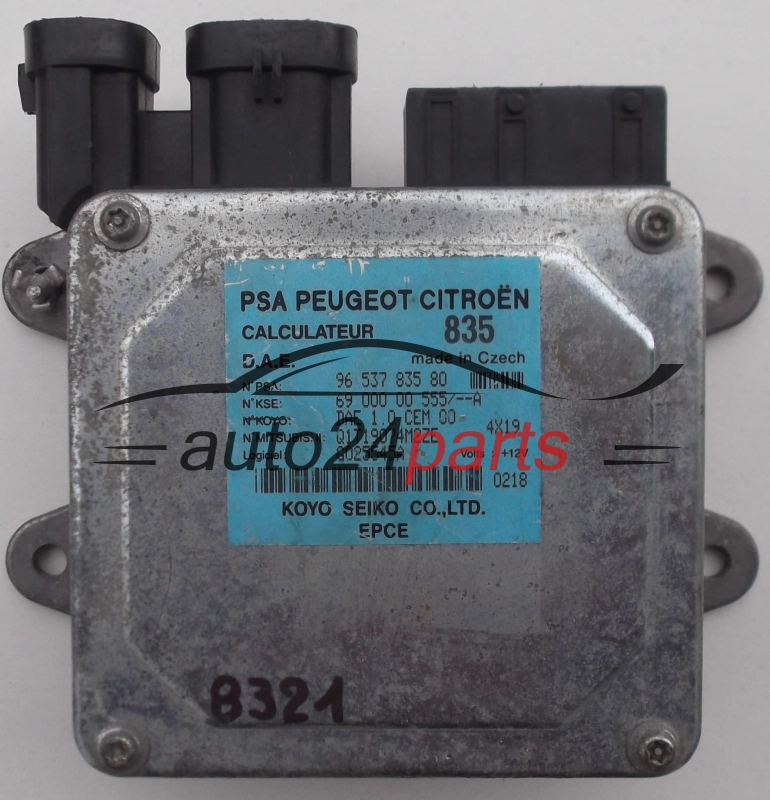 CALCULATEUR DE DIRECTION ASSISTEE  CITROEN PEUGEOT 96 537 835 80