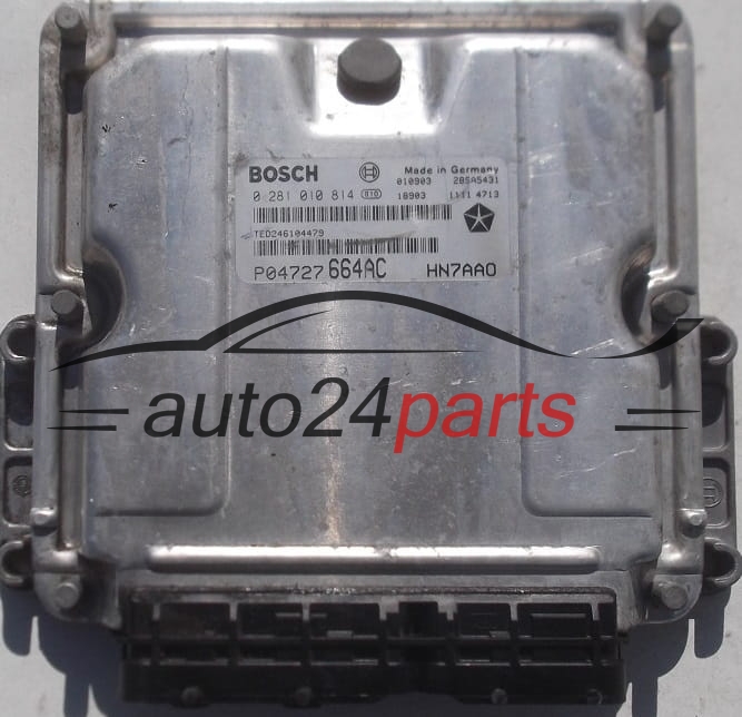 Μονάδα Ελέγχου Κινητήρα CHRYSLER VOYAGER 2.5 BOSCH 0 281 010 814