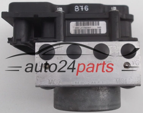 ABS CENTRALINA POMPA RENAULT MEGANE BOSCH 0 265 232 067, 0265232067, 8200 737 985, 8200737985, 0 265 800 519, 0265800519