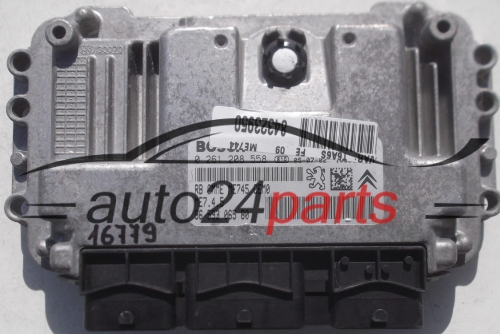 CENTRALINA DO MOTORE PEUGEOT 307 1.6 BOSCH 0 261 208 558, 0261208558, 96 593 065 80, 9659306580