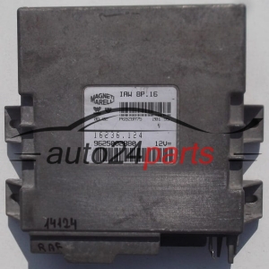 MOTORSTEUERGERÄT ECU STEUERGERAT PEUGEOT 106 MAGNETI MARELLI IAW 8P.16, IAW8P16, 16236.124, 16236124, 9625002880
