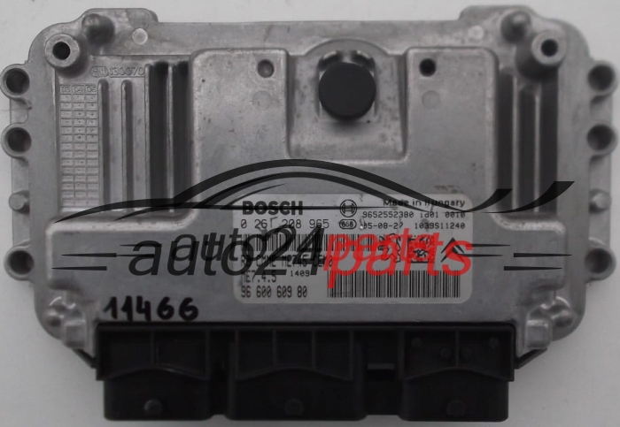 KOMPUTER STEROWNIK SILNIKA CITROEN PEUGEOT BOSCH 0 261 208 965, 0261208965, 96 600 609 80, 9660060980, 9652552380