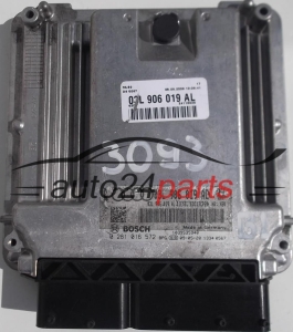 ECU CENTRALITA DE MOTOR AUDI A4 A5 2.0 TDI 03L906019AL, 03L 906 019AL, BOSCH 0281016572, 0 281 016 572, DIESEL EDC17CP20 CAGE 5067, 1039S35940