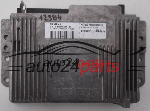 CENTRALINA DO MOTORE RENAULT MEGANE 1.6 SIEMENS S115300120B, 7700860319, HOM7700860319