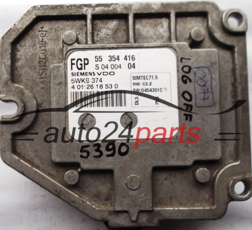 KOMPUTER STEROWNIK SILNIKA OPEL VECTRA SIGNUM 1.8 Z18XER SIEMENS 5WK9374, 5WK9 374, 55354416, 55 354 416 - 