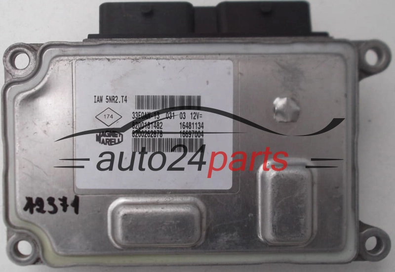 Μονάδα Ελέγχου Κινητήρα RENAULT TWINGO Magneti Marelli IAW 5NR2.T4, IAW5NR2T4, 8200181482, 16481134