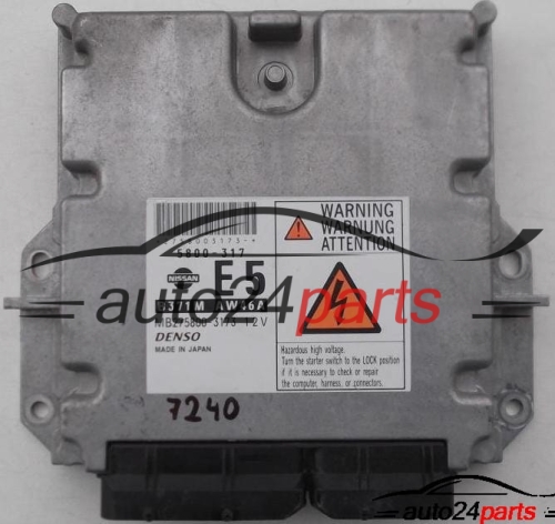 ECU CENTRALITA DE MOTOR NISSAN PRIMERA 2.2 TDCI MB275800-3173, MB2758003173, B371M AW46A, B371MAW46A 