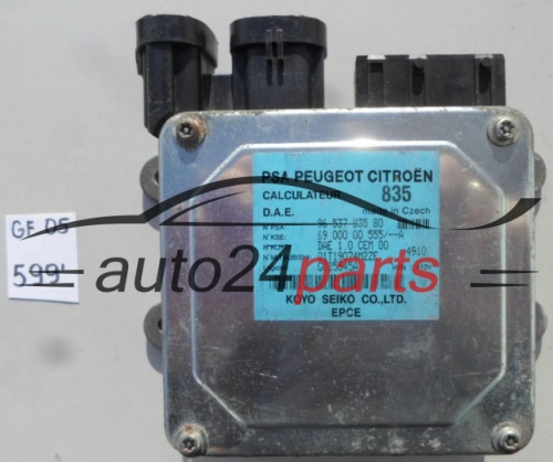 MODUL WSPOMAGANIA STEROWNIK KOLUMNY KIEROWNICZEJ CITROEN PEUGEOT 96 537 835 80, 9653783580, 69 000 00 555/--A, 6900000555, Q1T19074M2ZE