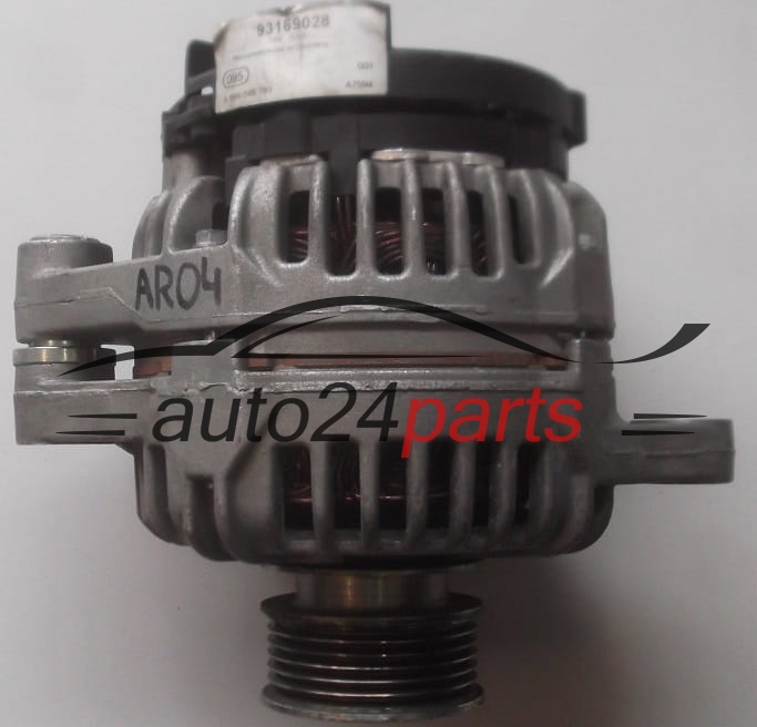 Γεννήτρια 1.9 CDTI OPEL VECTRA C SIGNUM BOSCH 0986048793, 93169028 