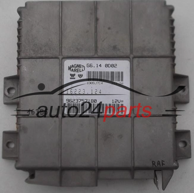 Μονάδα Ελέγχου Κινητήρα CITROEN PEUGEOT 306 1.4 MAGNETI MARELLI G6.14 0D02, G6140D02, 16223.124, 16223124, 9623757180 