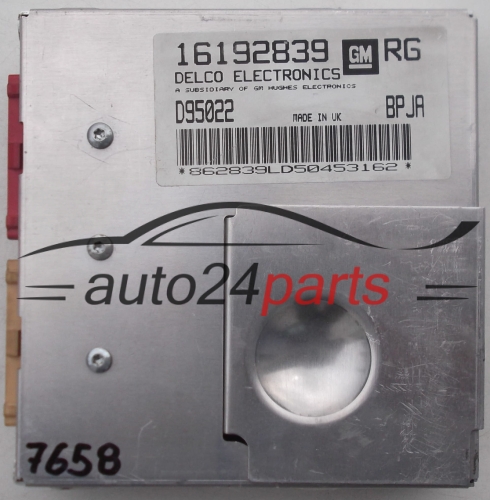 KOMPUTER STEROWNIK SILNIKA OPEL ASTRA F 1.6, 16192839 RG, 16192839RG, D95022, BPJA