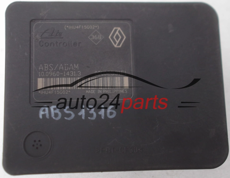 ABS CENTRALINA POMPA RENAULT LAGUNA 8200053422B, P5CT2AAY1, ATE 10.0206-0167.4, 10020601674, ATE 10.0960-1431.3, 10096014313