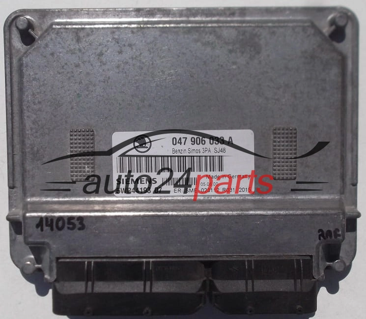 KOMPUTER STEROWNIK SILNIKA SKODA FABIA 1.4 MPI AME 047906033A, SIEMENS 5WP44193 07
