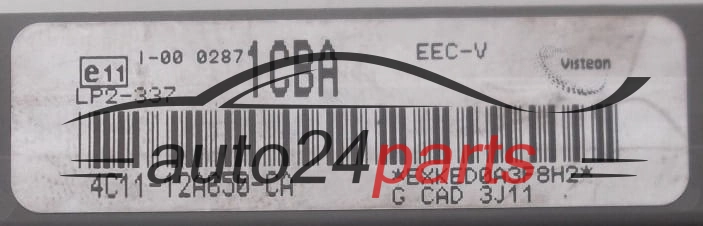 CENTRALINA MOTORE FORD TRANSIT 2.4 TDCI VISTEON 4C11-12A650-CA