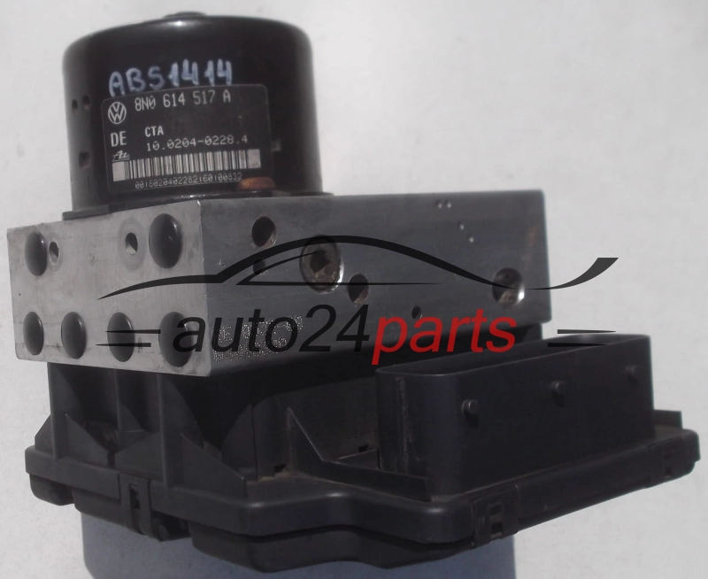  ABS PUMP VOLKSWAGEN AUDI 8N0 614 517 A, 8N0614517A, ATE 10.0204-0228.4, 10020402284, 8N0 907 379 E, 8N0907379E, 10.0947-0312.3, 10094703123