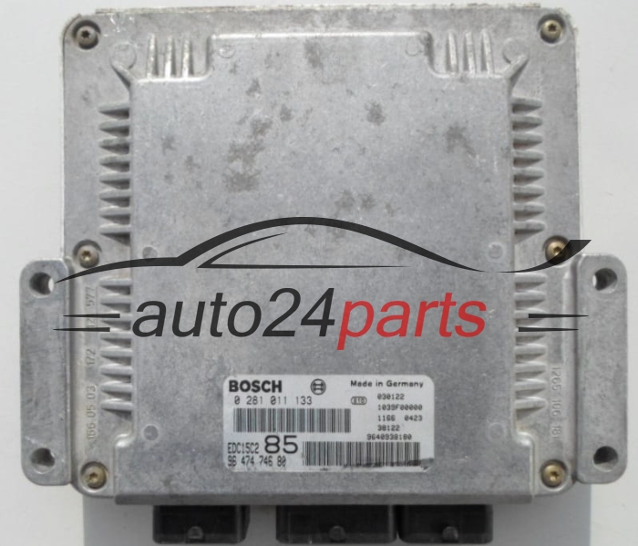 CENTRALINA MOTORE PEUGEOT 2.2 HDI BOSCH 0 281 011 133, 96 474 746 80
