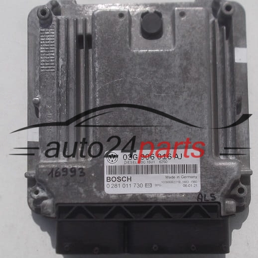 KOMPUTER STEROWNIK SILNIKA SEAT LEON 2.0 TDI BOSCH 0 281 011 730