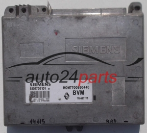 MOTORSTEUERGERÄT ECU STEUERGERAT RENAULT 19 SIEMENS S101707101 B, S101707101B, 7700850440, 7700271113 