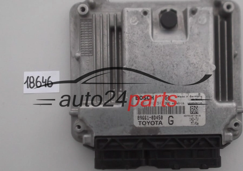 KOMPUTER STEROWNIK SILNIKA TOYOTA YARIS 1.4 D BOSCH 0 281 012 517, 0281012517, 89661-0D450, 896610D450