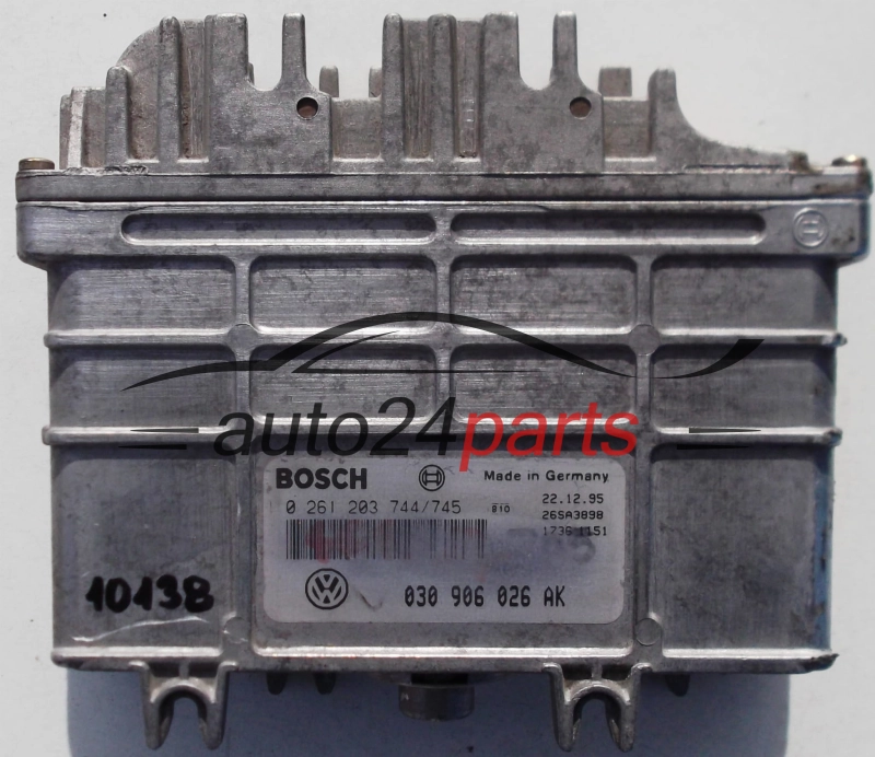  VW VOLKSWAGEN POLO, SEAT 1.0, BOSCH 0 261 203 744/745, 0261203744, 030 906 026 AK, 030906026AK