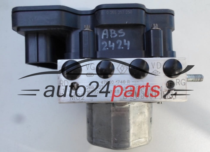 BOMBA HIDRAULICA Y CENTRALITA ABS RENAULT BOSCH 0 265 257 250, 0265257250, 476601746R, 0 265 956 527, 0265956527