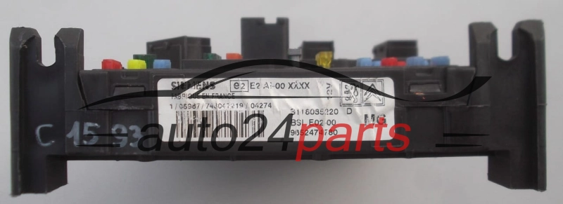 CENTRALKA MODUL BSI PEUGEOT S118085220 D, S118085220D, 9652474780 