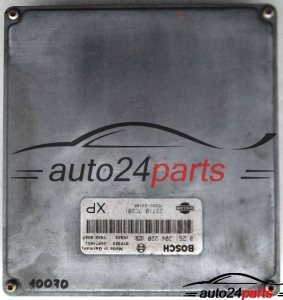 ECU ENGINE CONTROLLER NISSAN SERENA 1.6 16V, BOSCH 0 261 204 220, 0261204220, 237107C201 XP 