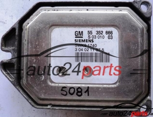 CENTRALITA DE MOTOR OPEL CHEVROLET HOLDEN VAUXHALL VECTRA C SIGNUM 1.8 Z18XE 55352666, 55 352 666, SIEMENS 5WK91740, 5WK9 1740, 55350979, 55 350 979, 6235175, 62 35 175 