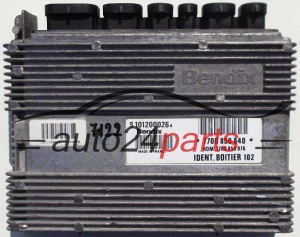 MOTORSTEUERGERÄT ECU STEUERGERÄT RENAULT CLIO 1.4 S 101200026 A, S101200026, 101200026, 7700 850 840, 7700850840, HOM 7700 850 076, HOM7700850076, 7700850076