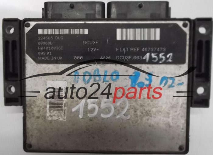 ECU CENTRALITA DE MOTOR FIAT DOBLO 1.9 D LUCAS R04010036B, 46737473