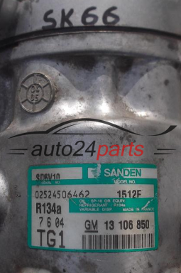 SPRĘŻARKA KLIMATYZACJI 1.3 CDTI Z13DT OPEL AGILA 13106850 TG1, 13 106 850 , 4706817, 92178275