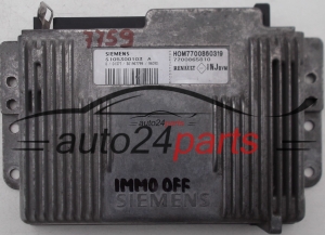 ΜΟΝΑΔΑ ΕΛΕΓΧΟΥ ΚΙΝΗΤΗΡΑ RENAULT MEGANE 1.6 8V, SIEMENS S105300103A, HOM7700860319, 7700865810