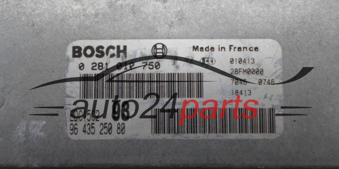 Μονάδα Ελέγχου Κινητήρα CITROEN PEUGEOT 2.0 HDI BOSCH  0281010750,  9643525080