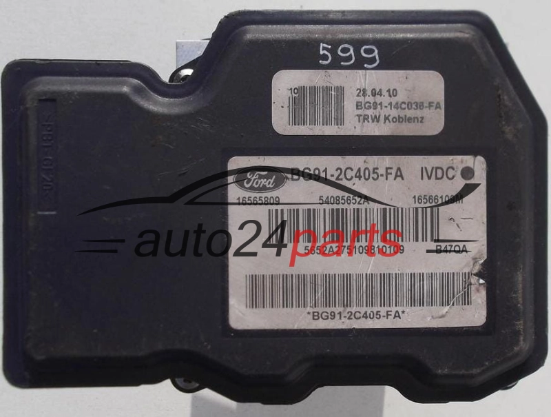 Pompa abs i sterownik FORD MONDEO S-MAX BG912C405FA 16565809 BG9114C036FA
