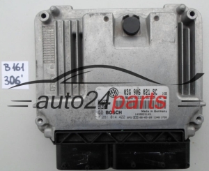 KOMPUTER STEROWNIK SILNIKA SEAT LEON 1.9 TDI BOSCH 0 281 014 422, 0281014422, 03G 906 021 SC, 03G906021SC, 03G906021AN, EDC16U34 - 