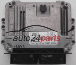ECU CENTRALITA DE MOTOR FORD FOCUS C-MAX BOSCH 0 261 S07 601, 0261S07601, FoMoCo CV61-12A650-YA, CV6112A650YA, CV6A-12B684-BA, CV6A12B684BA