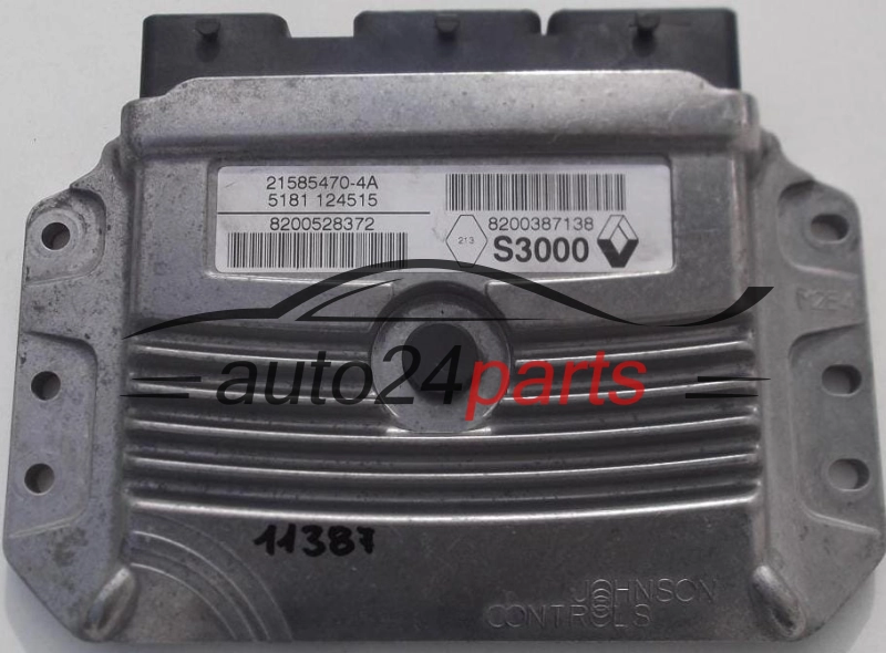 CENTRALINA DO MOTORE RENAULT MEGANE 1.6 16V JOHNSON CONTROLS 21585470-4A