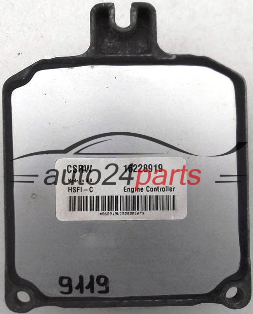 CENTRALINA DO MOTORE OPEL ASTRA ZAFIRA 1.6 X16XEL DELPHI DELCO 16228919 CSRW