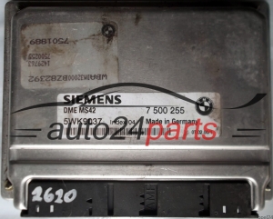 ECU ENGINE CONTROLLER BMW E38 E39 E46 2.8 SIEMENS 5WK9037 DME MS42 7 500 255