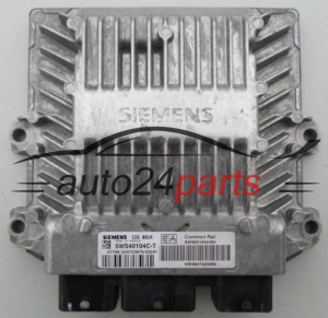 Centralina motore CITROEN PEUGEOT 2.0 HDI SIEMENS 5WS40104C-T, 5WS40104CT, SW 9651942480, HW 9647423380, SID801A 