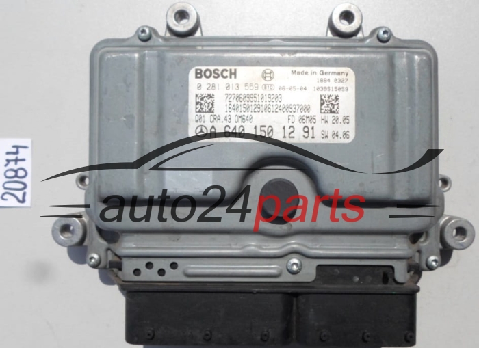 CENTRALINA DO MOTORE MERCEDES W245 BOSCH 0 281 013 559, 0281013559, A 640 150 12 91, A6401501291