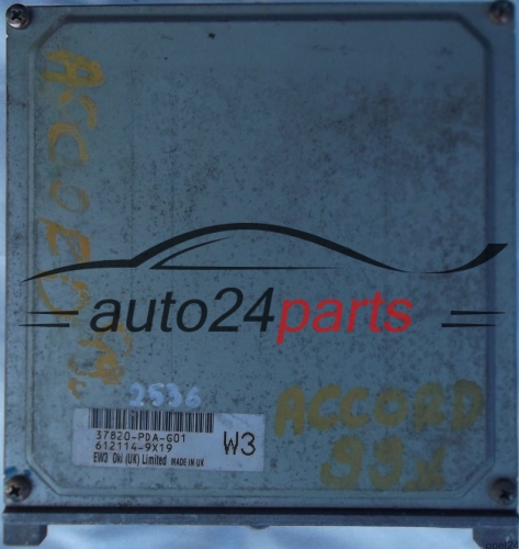 ECU CENTRALITA DE MOTOR HONDA ACCORD 2.0 37820-PDA-G01, 37820PDAG01, 612114-9X19, 6121149X19 W3 EW3 