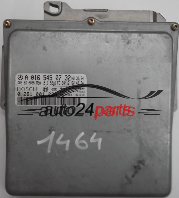 MERCEDES W202 C-KLASA C 250 A0165450732, A 016 545 07 32, BOSCH 0281001226, 0 281 001 226