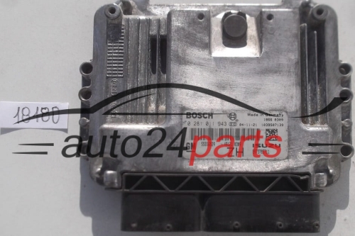 KOMPUTER STEROWNIK SILNIKA OPEL ASTRA H 1.7 CDTI Z17DTH BOSCH 0 281 011 943, 0281011943, GM 55 556 829 ZH, 55556829 ZH, ISUZU 8973785711, 1039S07139
