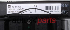 Central do sistema elétrico com caixa de relés e fusíveis, central de controle modul BSI OPEL ASTRA H ZAFIRA B GM 13 285 620 LY