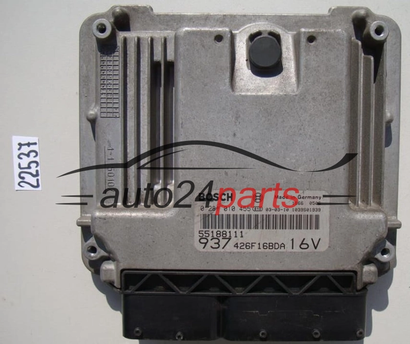 CENTRALINA DO MOTORE ALFA ROMEO 147 1.9 JTD BOSCH 0 281 010 455, 0281010455, 55 188 111, 55188111