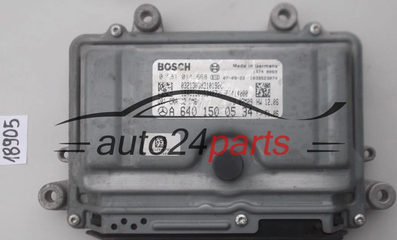 KOMPUTER STEROWNIK SILNIKA MERCEDES W169 1.8 CDI BOSCH 0 281 014 668, 0281014668, A 640 150 05 34, A6401500534