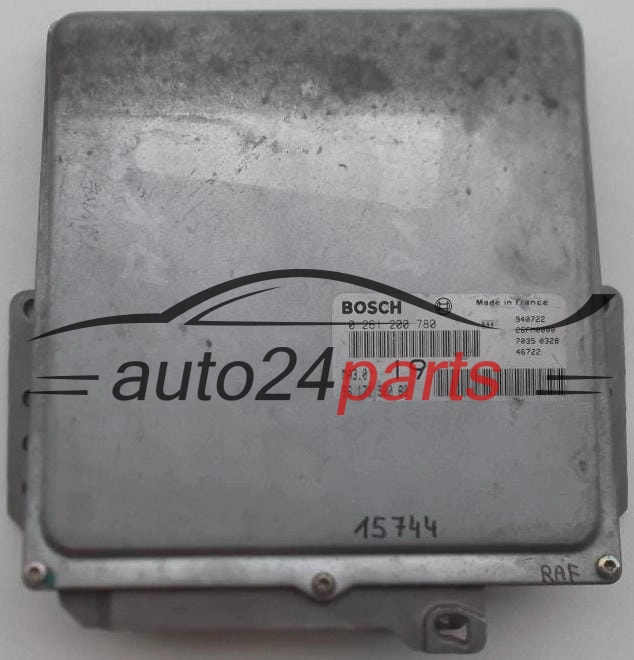 KOMPUTER STEROWNIK SILNIKA CITROEN PEUGEOT 1.0 BOSCH 0 261 200 780, 96 171 500 80