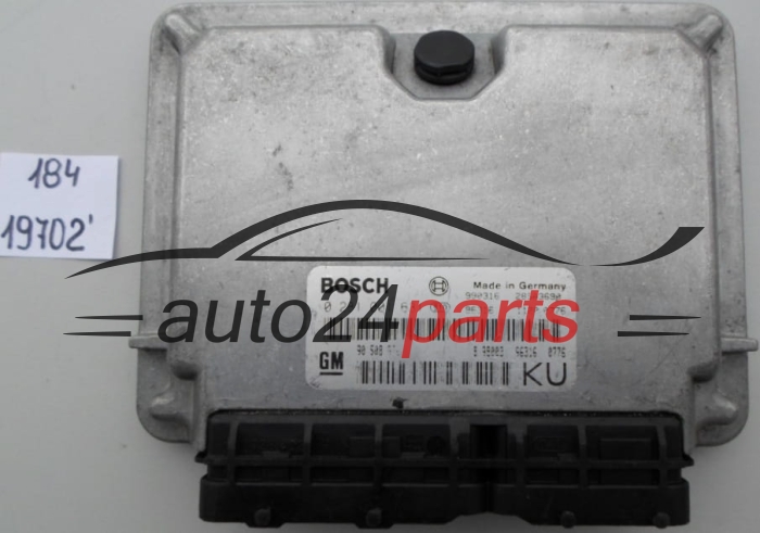 KOMPUTER STEROWNIK SILNIKA OPEL ASTRA VECTRA ZAFIRA 2.0 DTI BOSCH 0 281 001 631