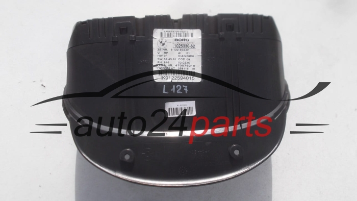 INDICADOR DE VELOCIDADE BMW 3ER 320i JOHNSON CONTROLS 1025330-62, 102533062, 9 122 594-01, 912259401, IK9122594015